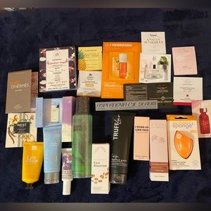 New full size and sample sized beauty items.